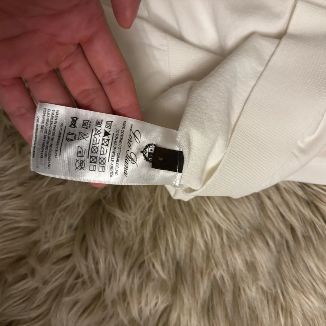 Vit t-shirt från Loro Piana - 4