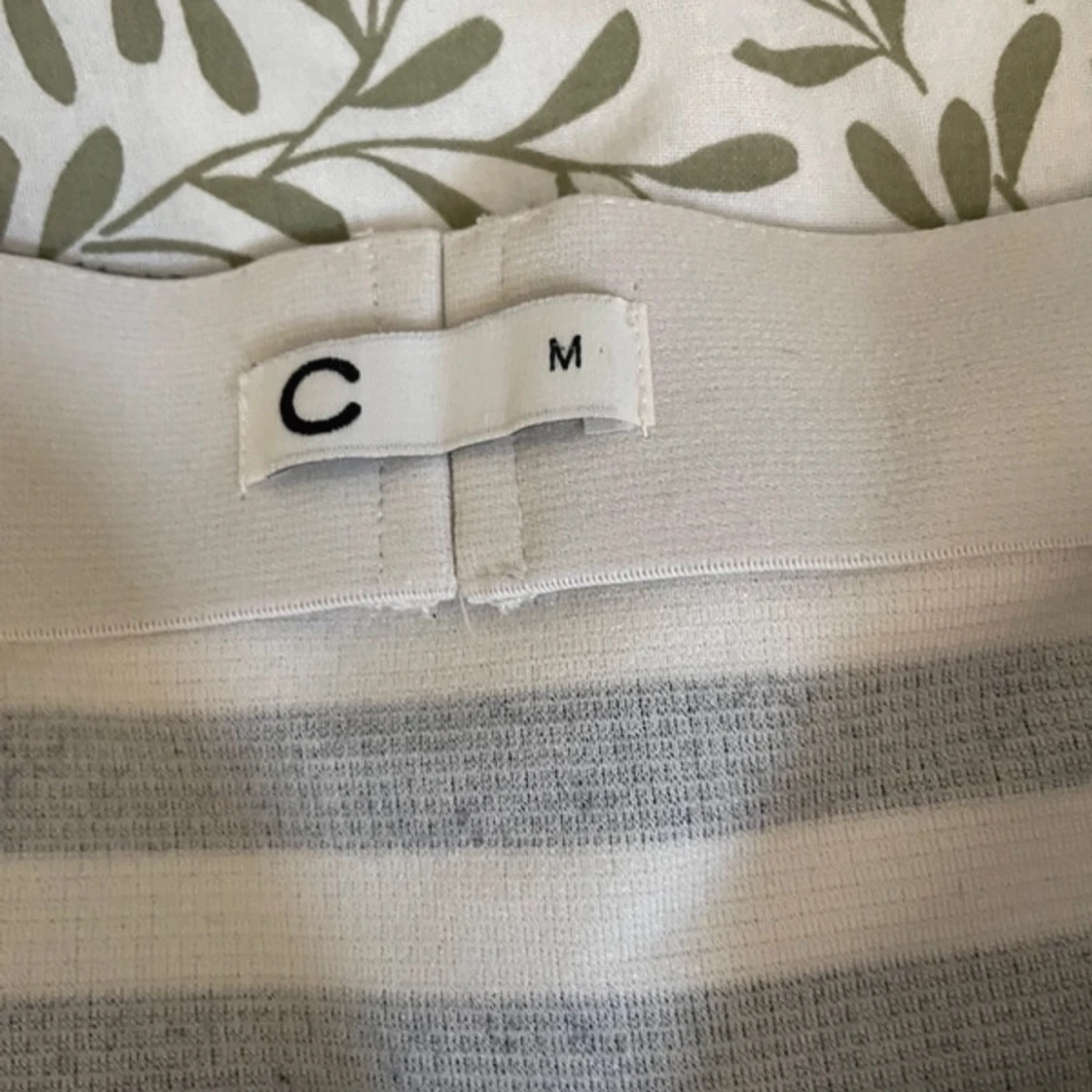 Randig omlottkjol från C, stl M - 2