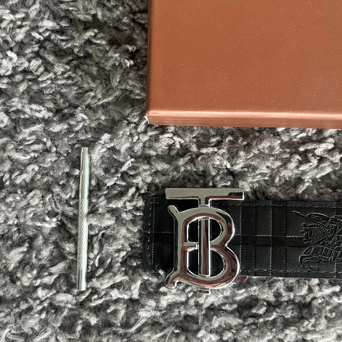 Burberry vändbart bälte  - 1