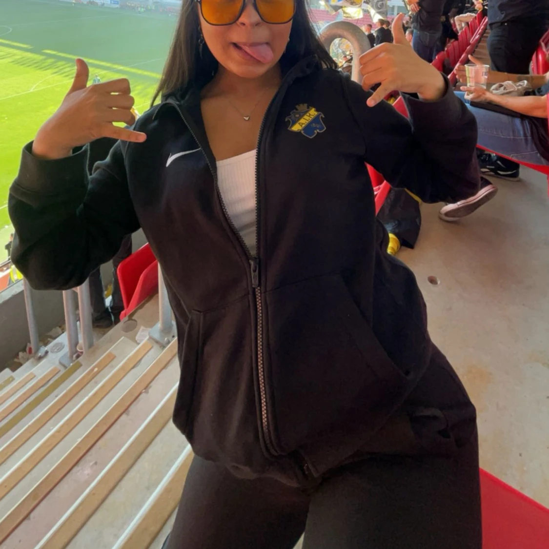 Svart AIK hoodie från Nike