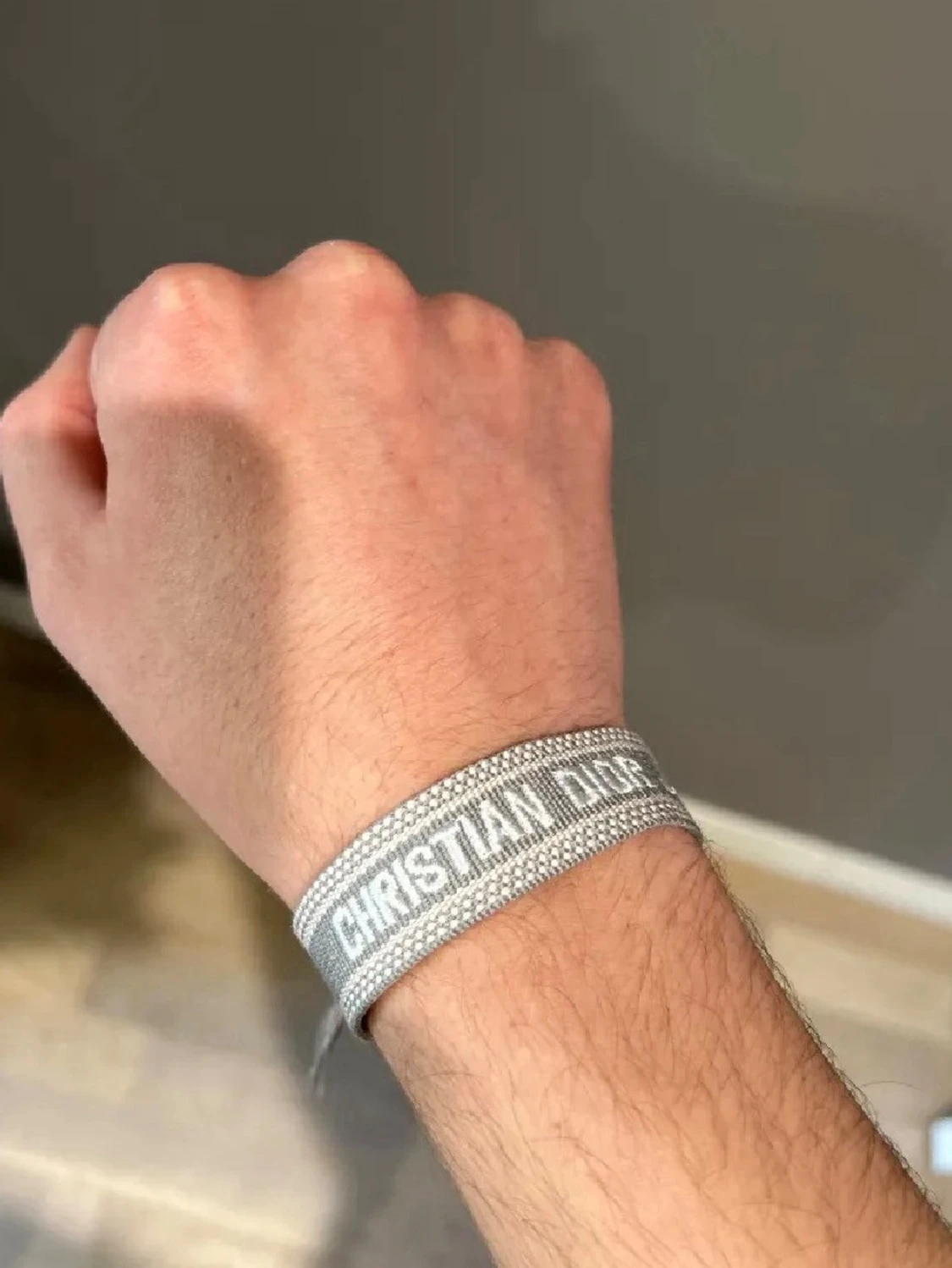 Grått dior armband - 1