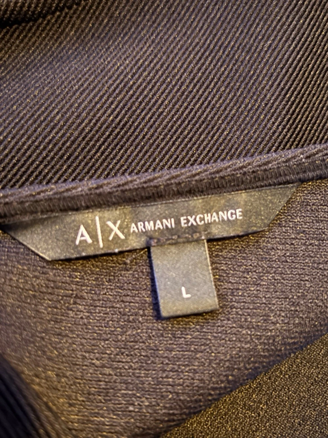 Svart kortklänning från Armani Exchange - 1