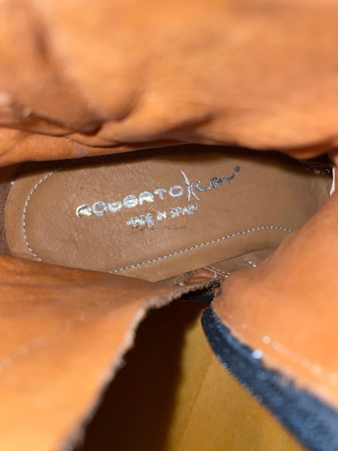 Svarta läderkängor med dragkedja - 4