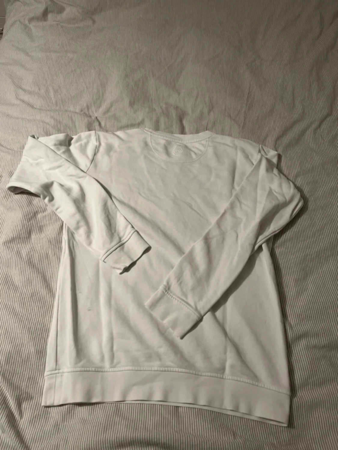 Vit Sail Racing sweatshirt med tryck - 5