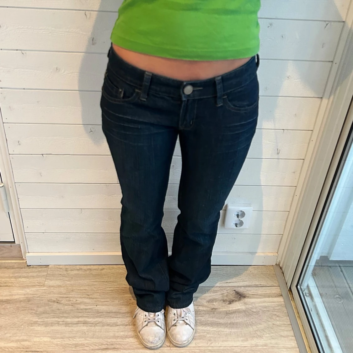 Mörkblå jeans - 90