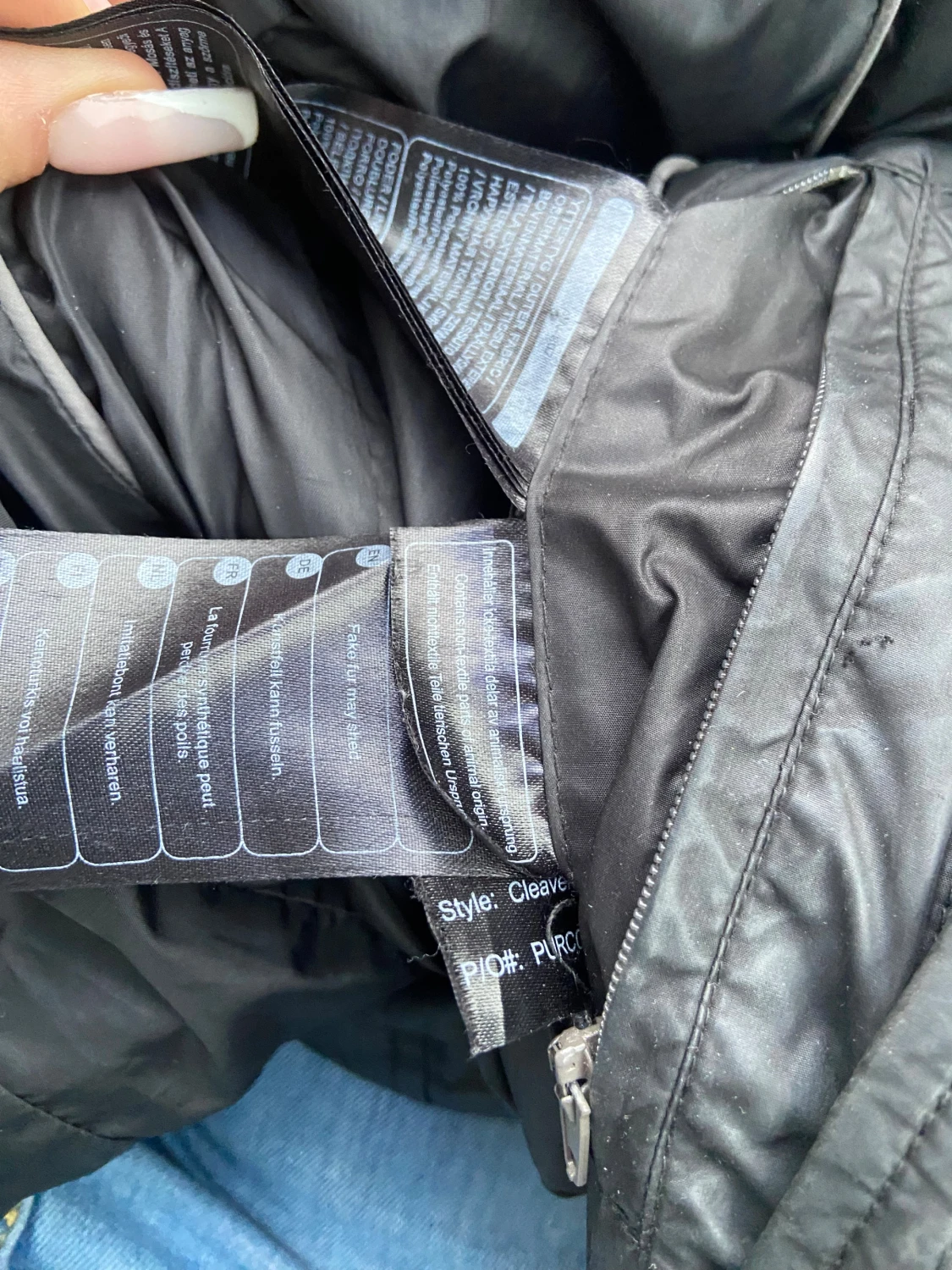 Svart pufferjacka Rockandblue - 4