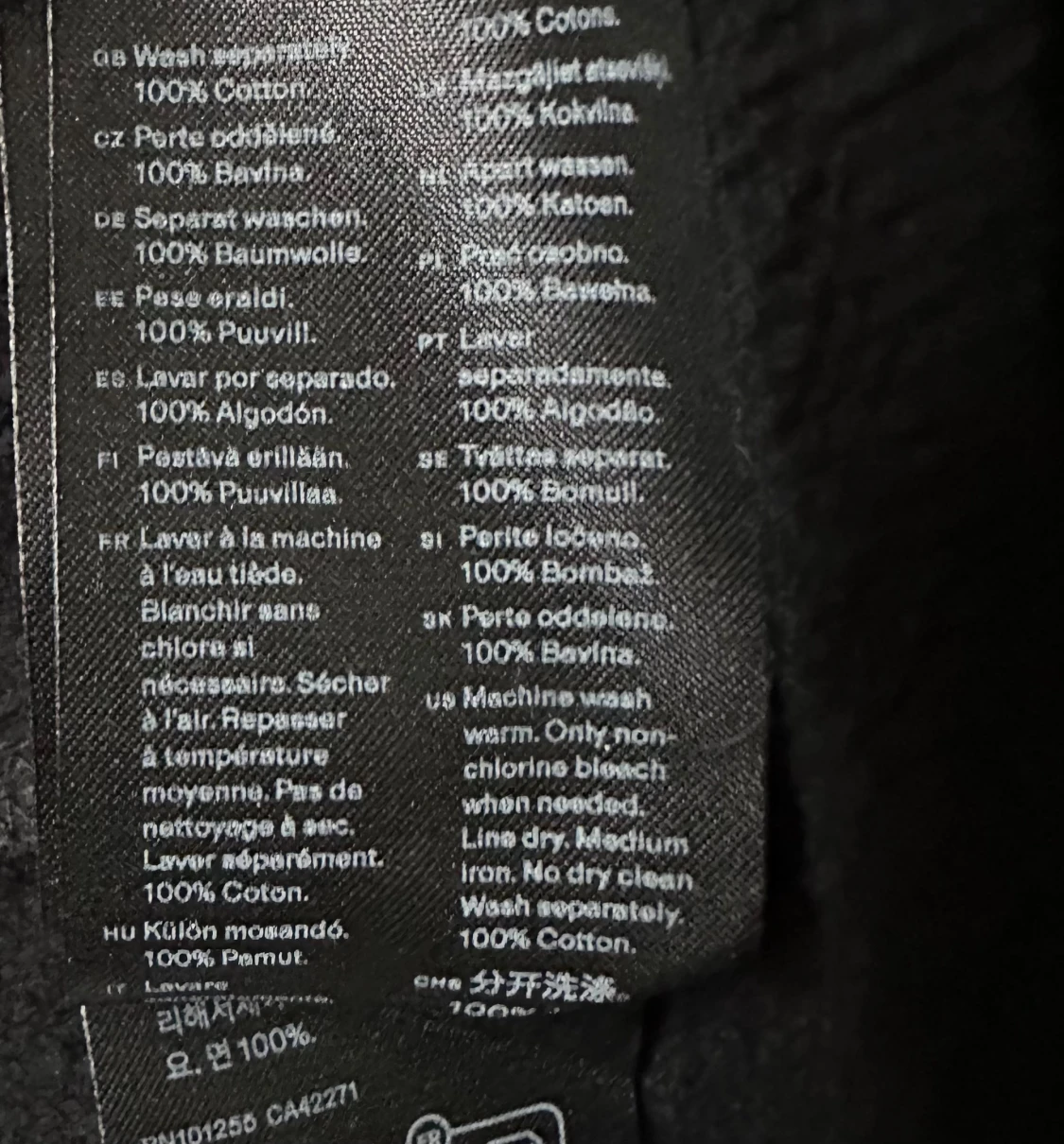 Svart sweatshirt från ARKET, M - 4