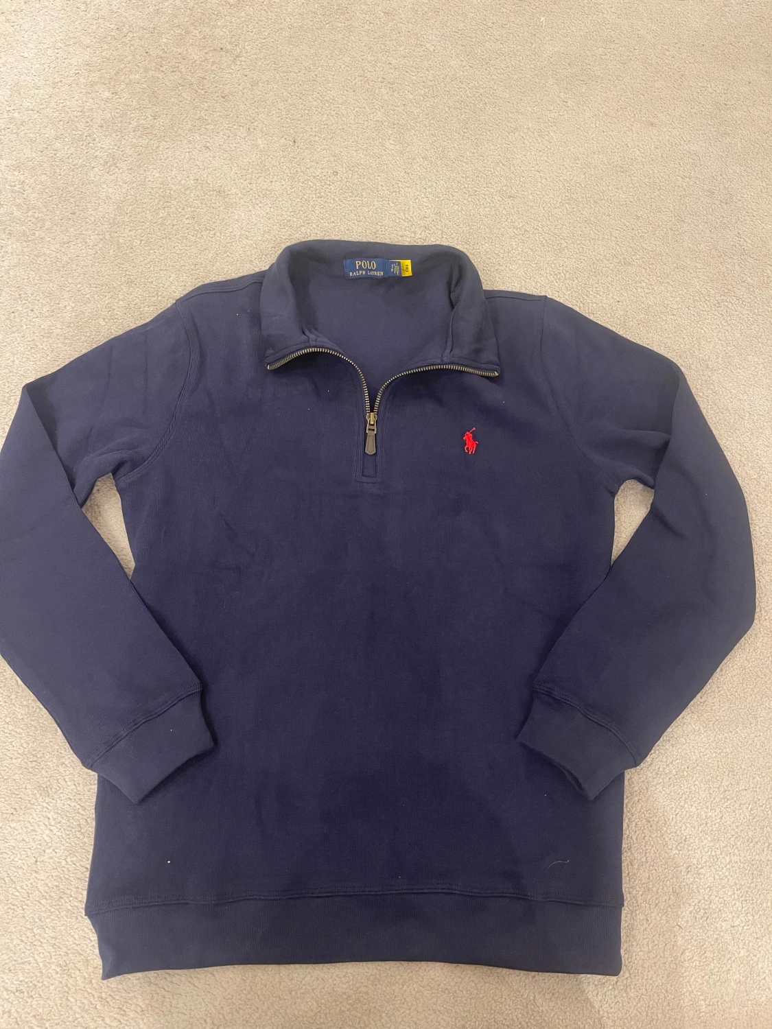 Marinblå half zip från Polo Ralph Lauren