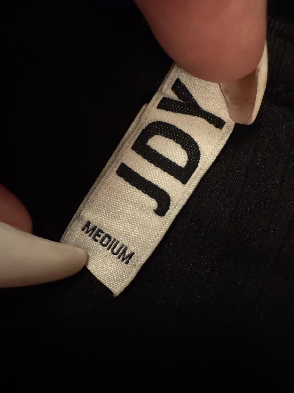 Svart stickad klänning från JDY - 2