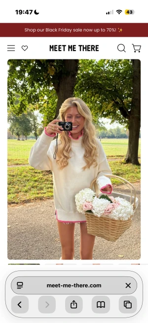 Meet me there Stickad  - Säljer denna stickade, helt ny lapp kvar