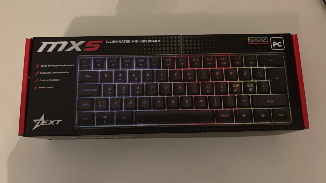 Deltaco Next MX5 Illuminated Mini Keyboard - 2