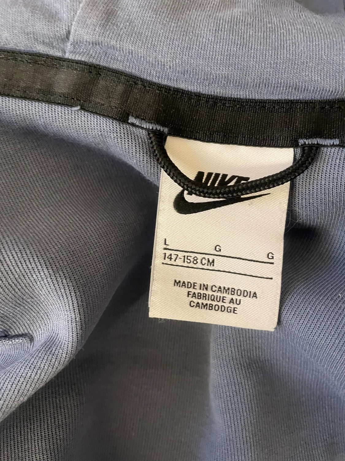 Blå Nike Tech Fleece hoodie - 5