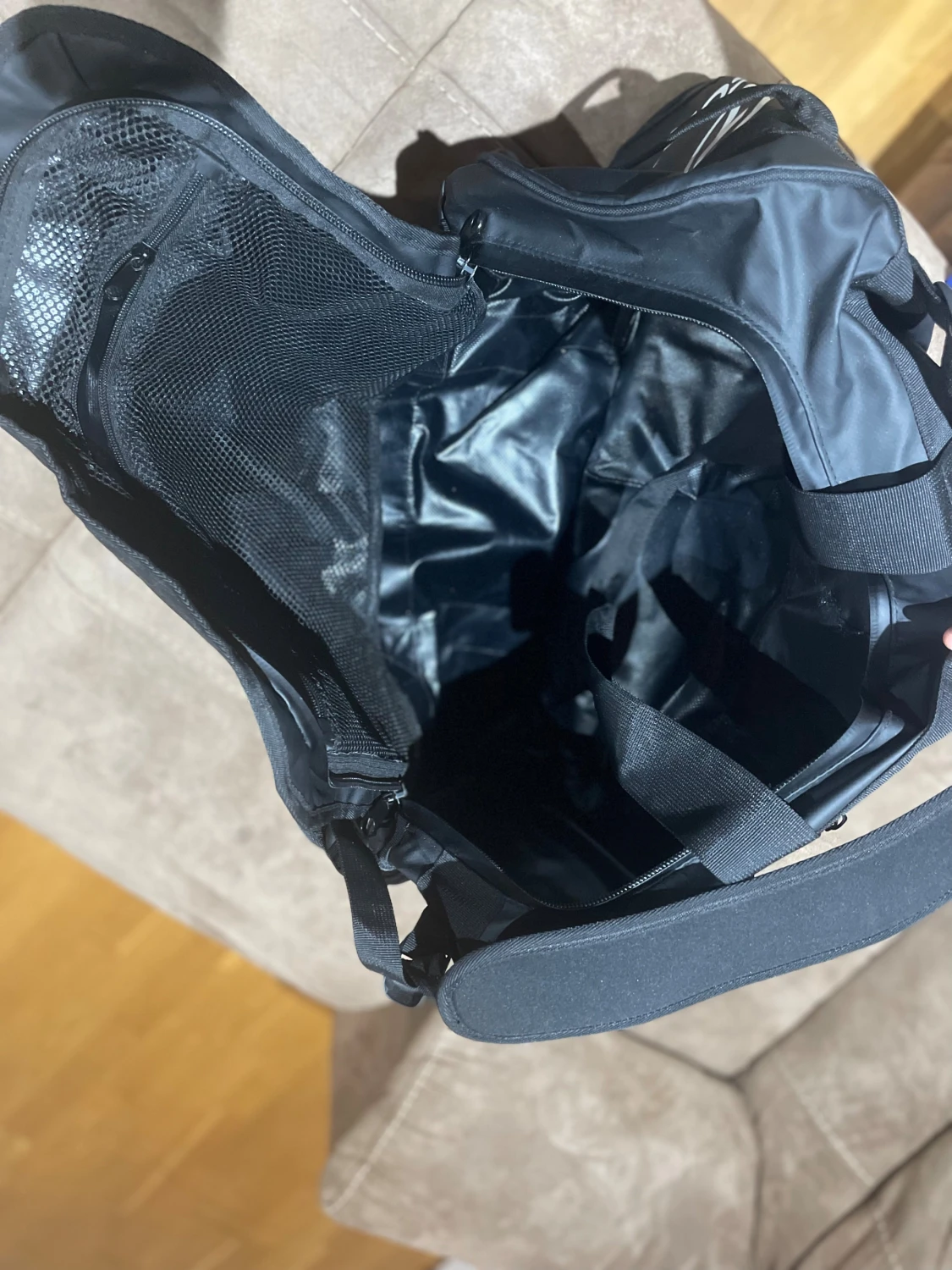 Svart vattentät ryggsäck 65L Tenson - 3