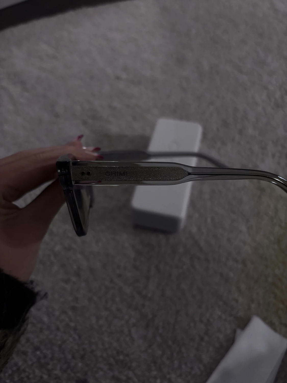 Grå transparenta solglasögon CHIMI - 4