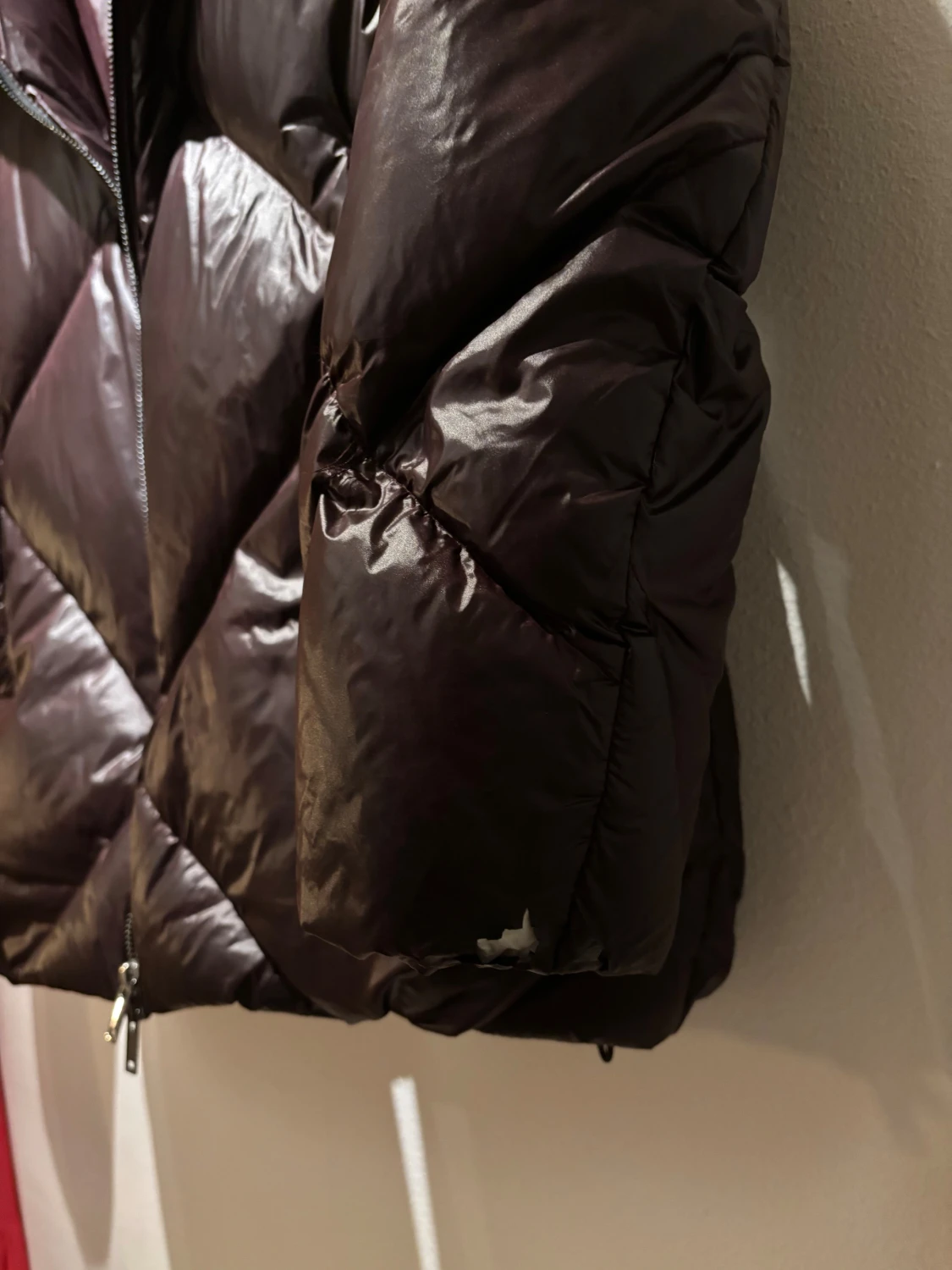 Mörkbrun pufferjacka Massimo Dutti - 2