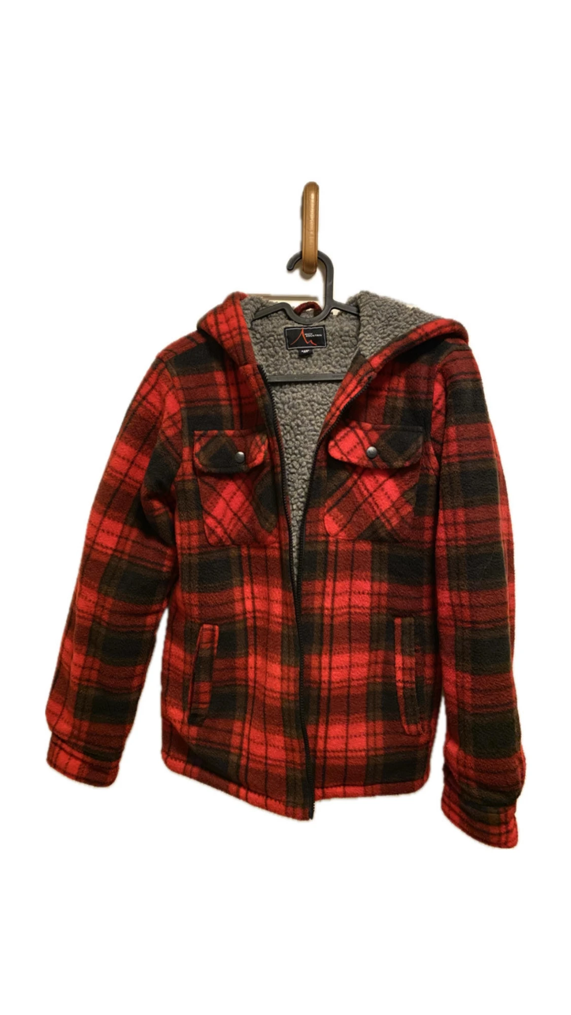 Rutig fleecejacka High Mountain