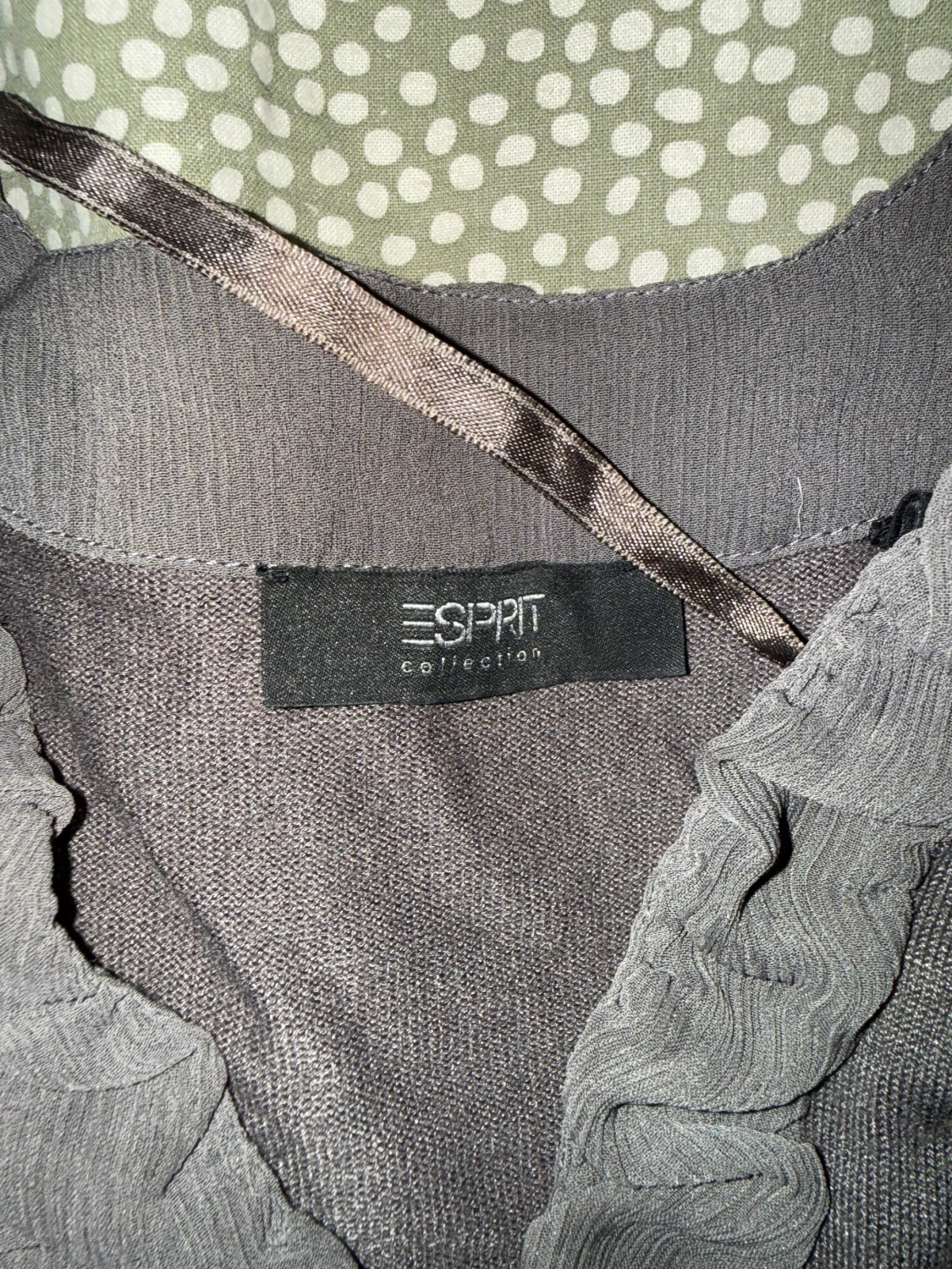 Grå croppad kofta från Esprit - 1