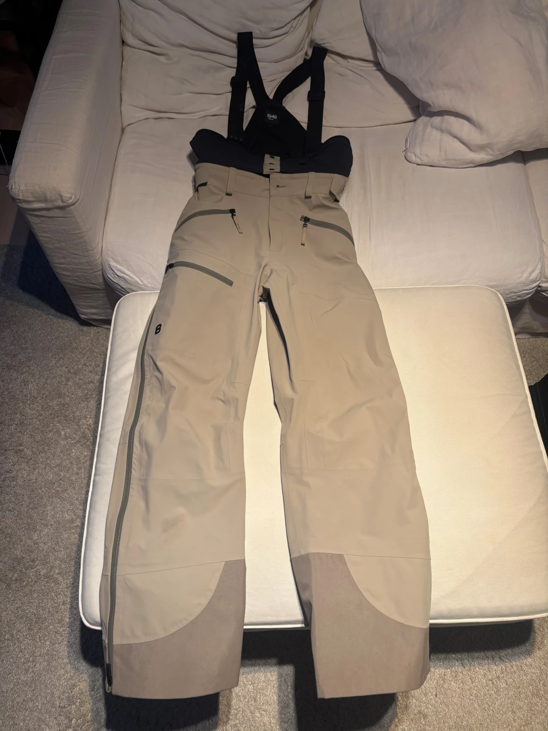 Skidbyxor 8848 Rappsy Shell Pants Beige - 5