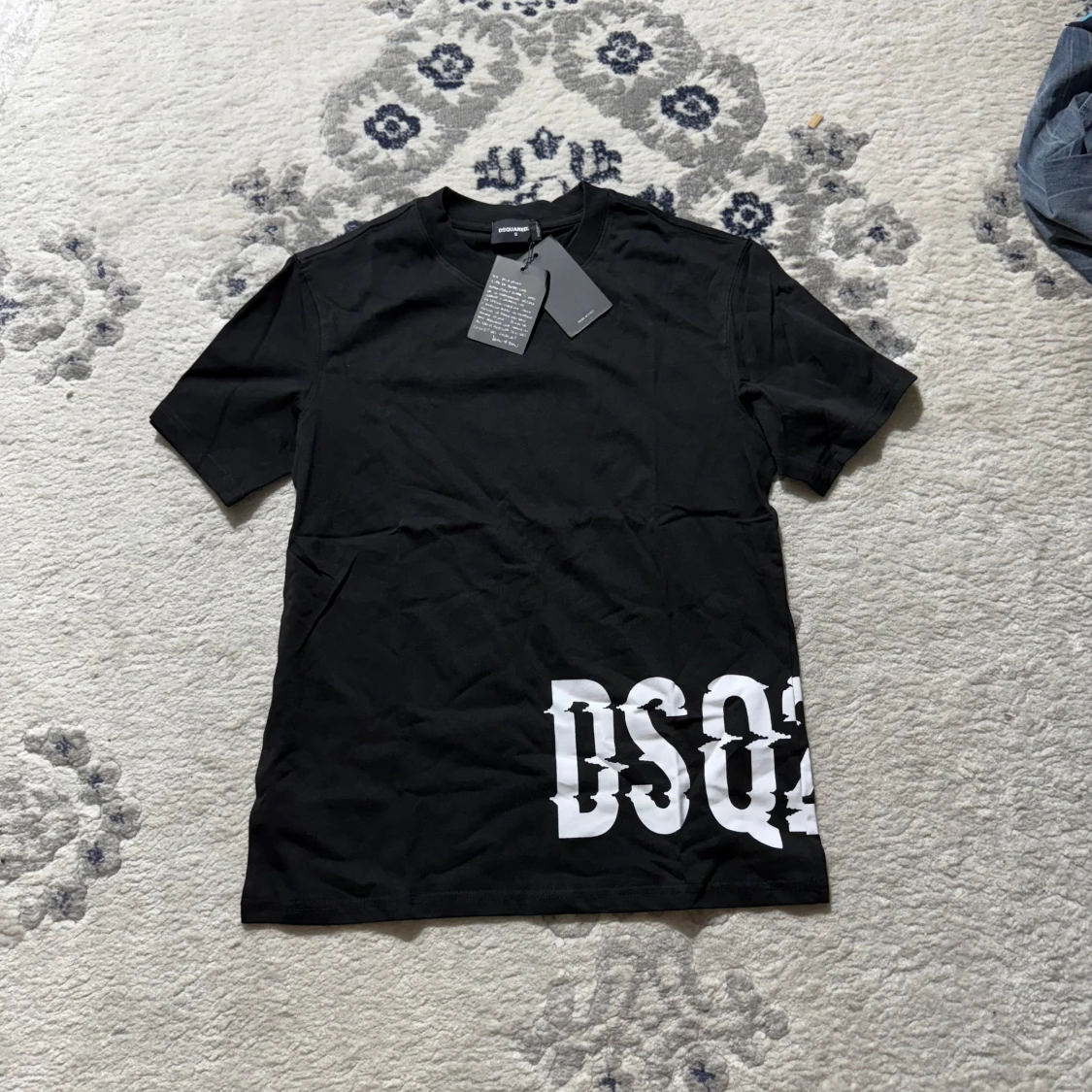 Svart DSQUARED2 t-shirt med tryck
