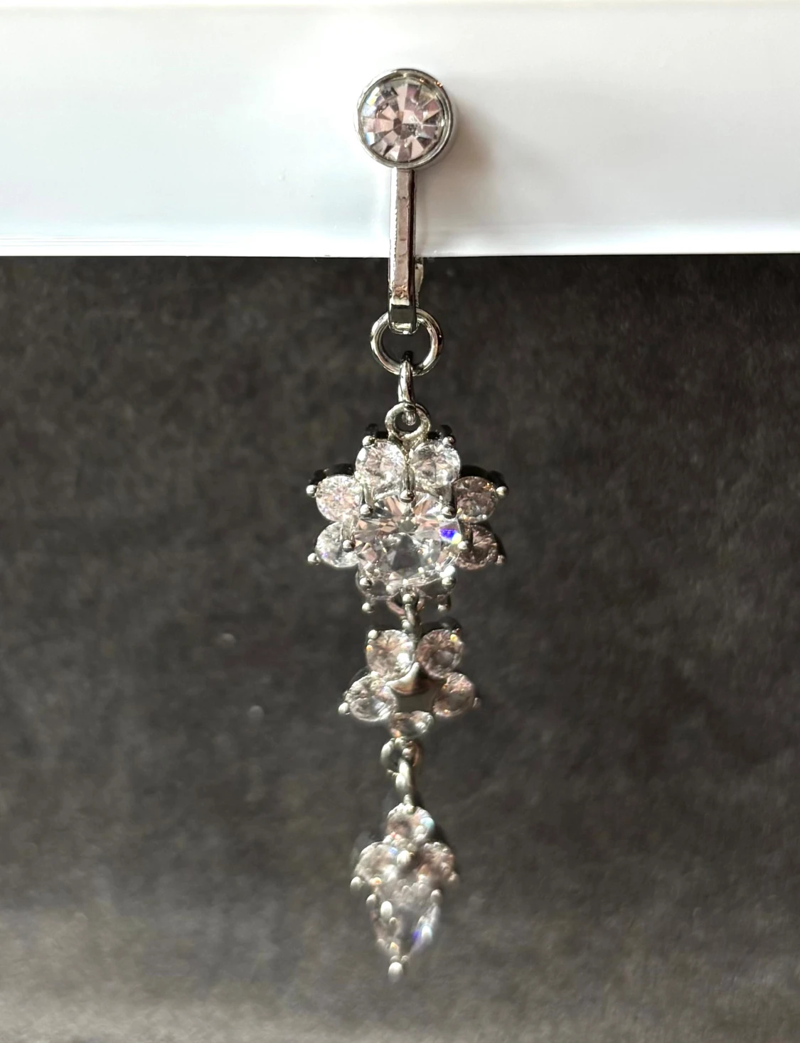 Clip on navelpiercing 