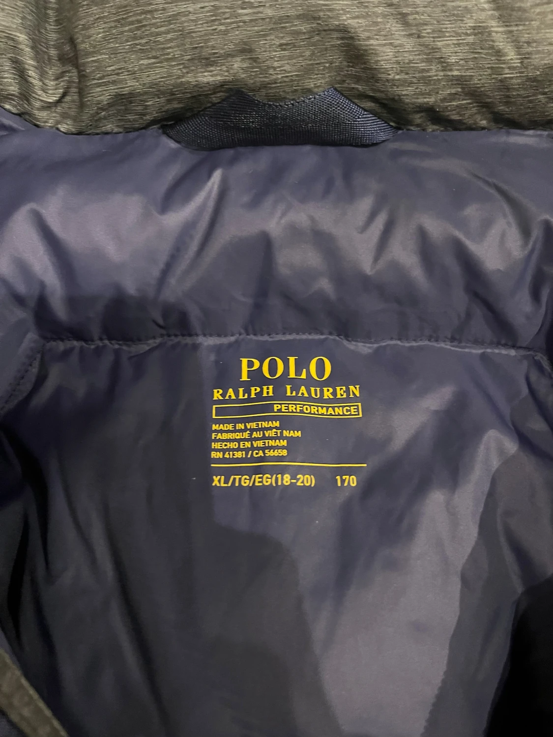Mörkgrå pufferjacka Polo Ralph Lauren  - 1