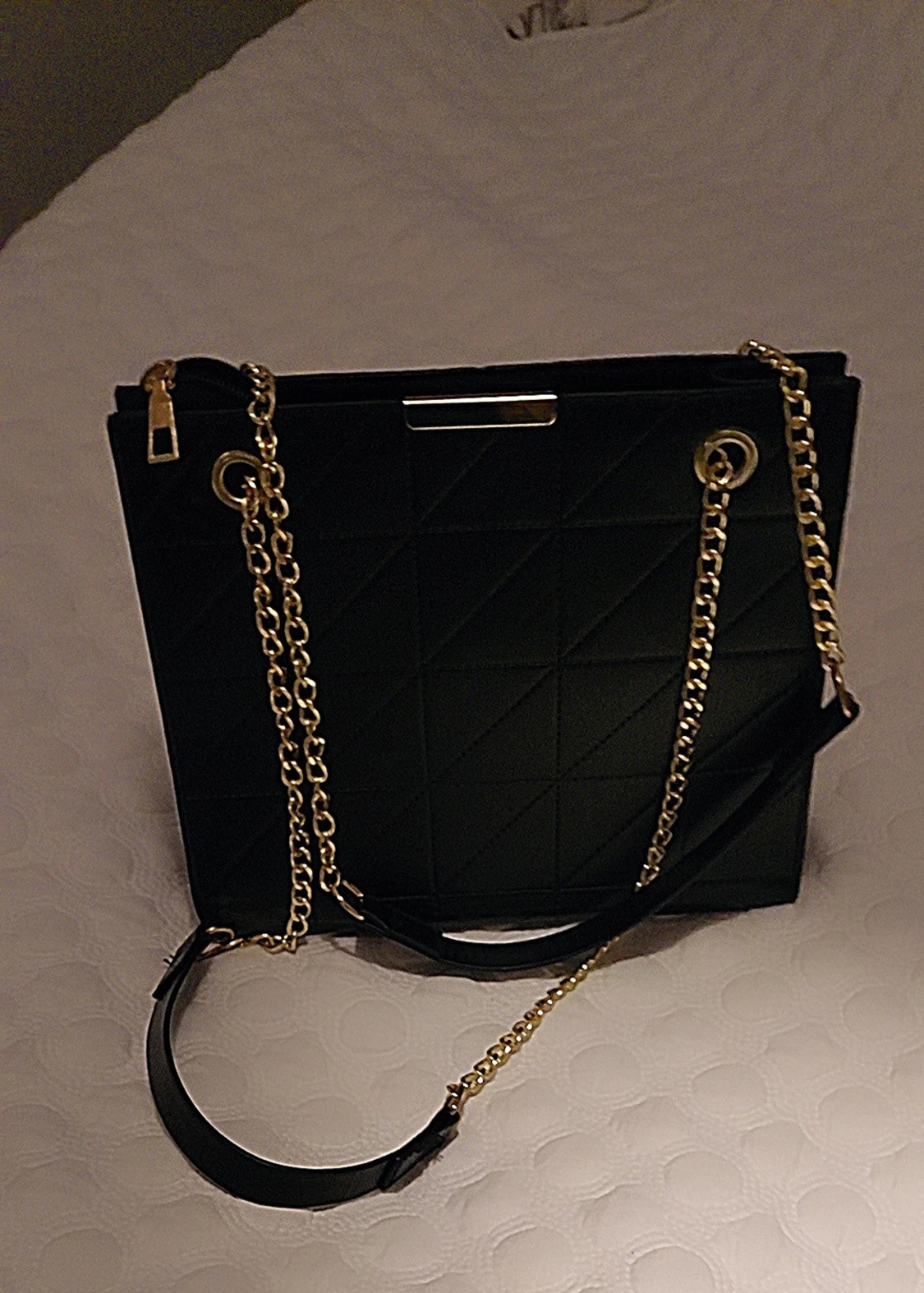 Svart axel väska  - 6