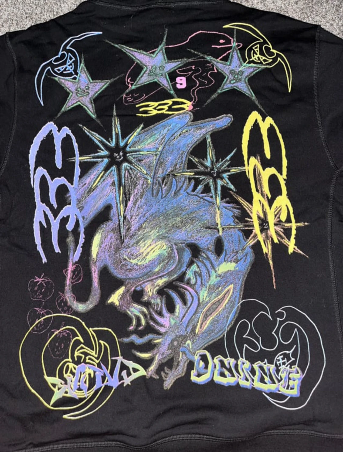 Bladee x Claire barrow 333 hoodie EXTASIA - 4