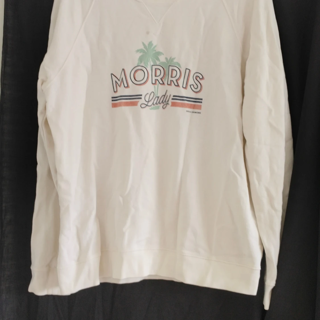 Vit sweatshirt Morris Lady stl L 
