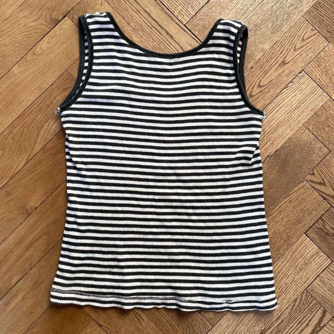 Randig ribbat linne - 2