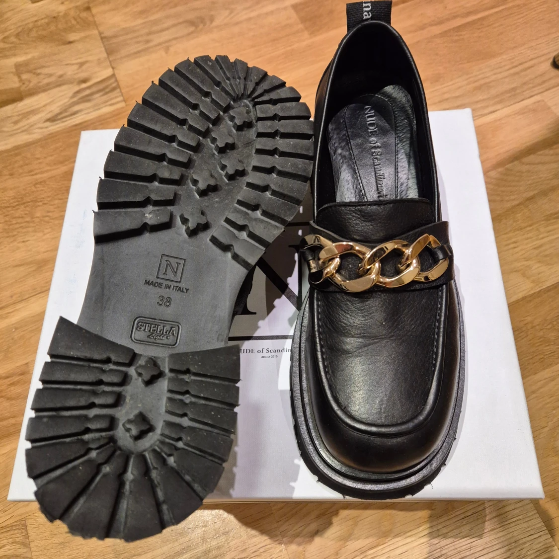 Svarta loafers Nude of Scandinavia - 1