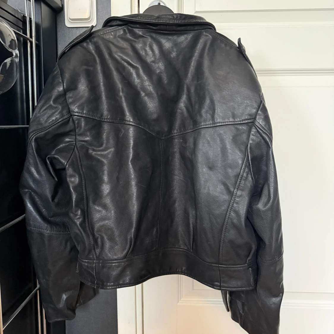 Läder jacka  - 1