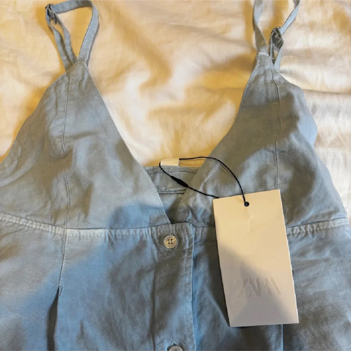 Ljusblå Zara topp - 2