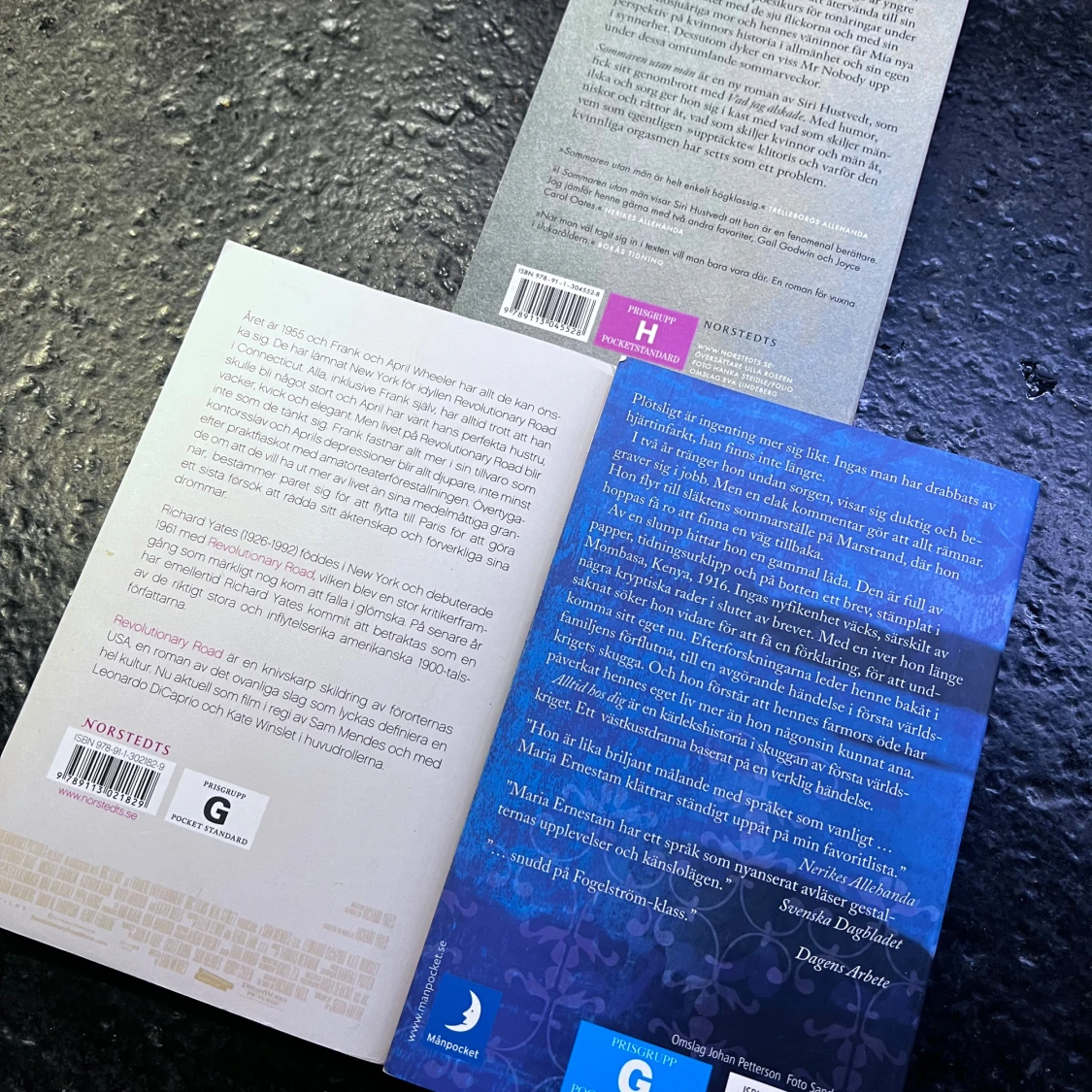 3 böcker – Maria Ernestam, Richard Yates & Siri Hustvedt - 1