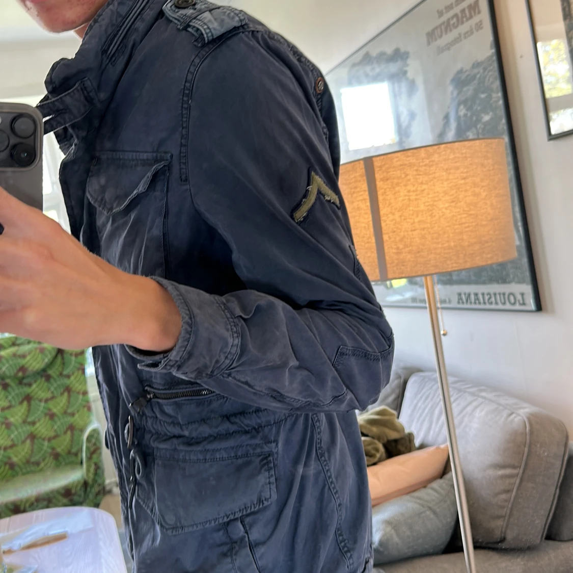 Field jacket mörkblå  - 1