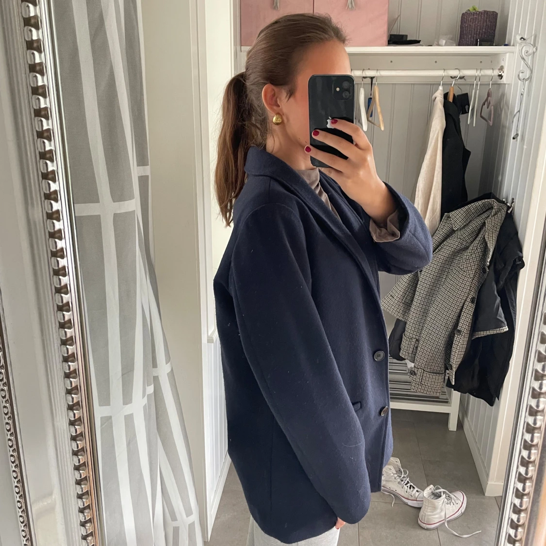 Mörkblå kavajjacka - 2