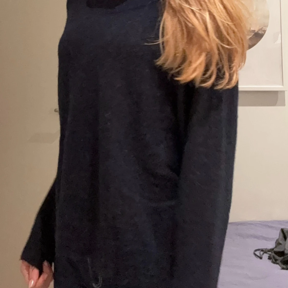 Mörkblå ulltröja - 2