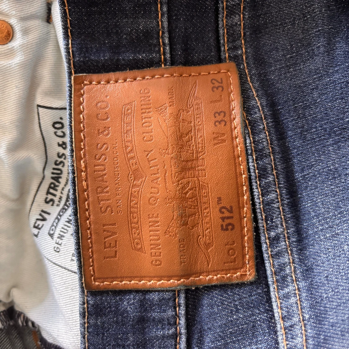 Levi's 512 blå jeans W33 L32 - 2