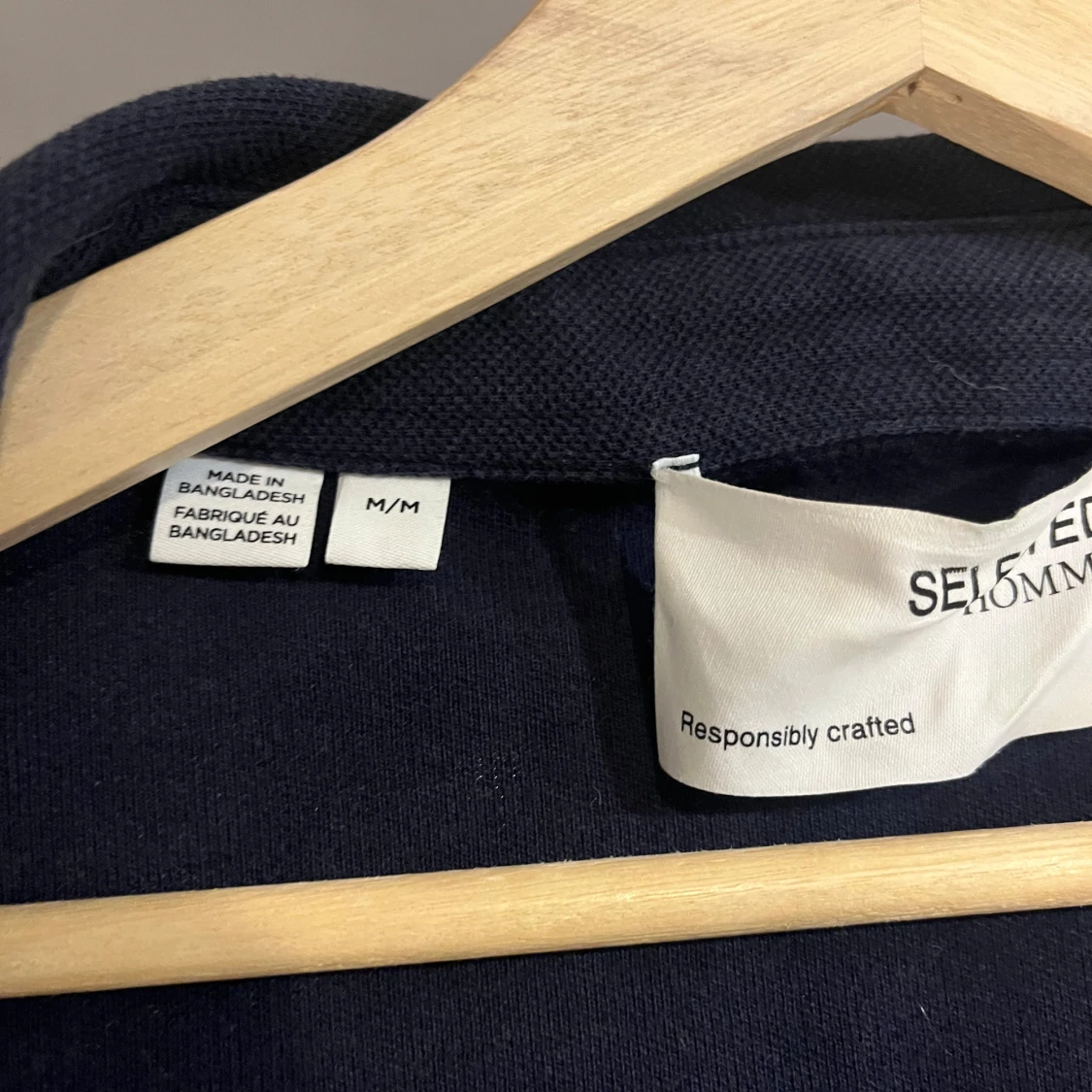 Mörkblå overshirt från Selected Homme - 2