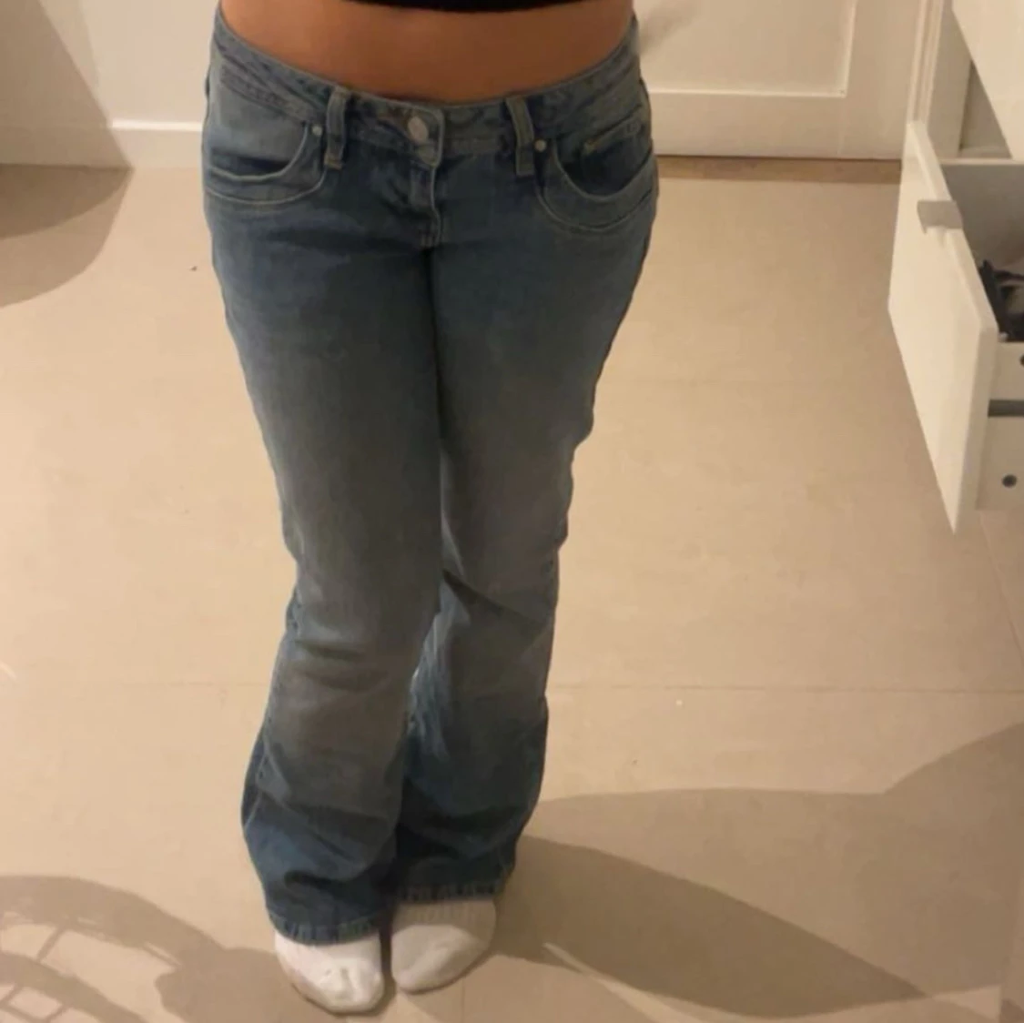 Lågmidjade jeans