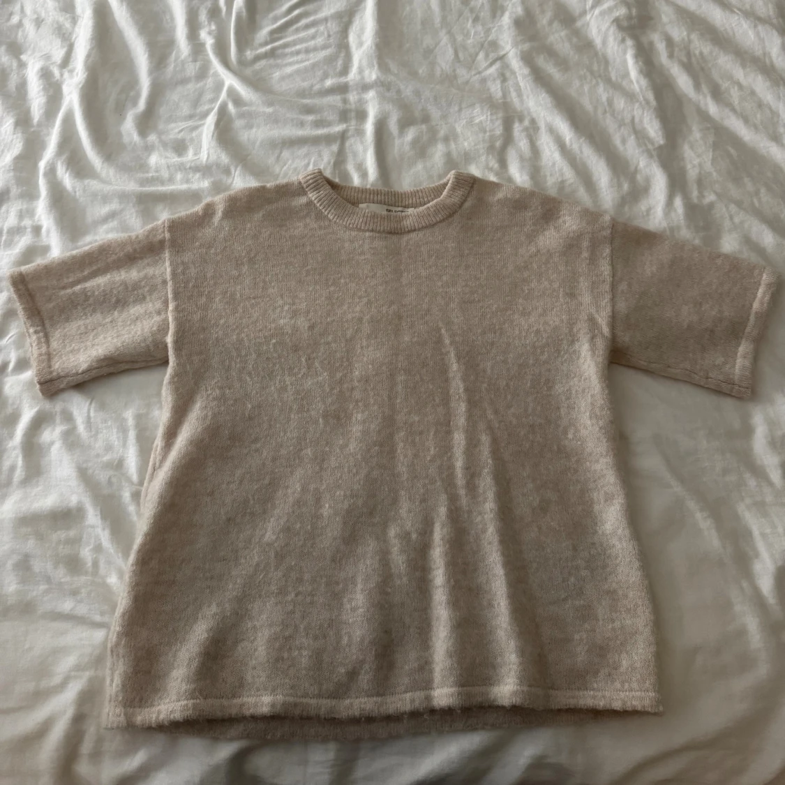 Beige stickad tröja Selected Femme