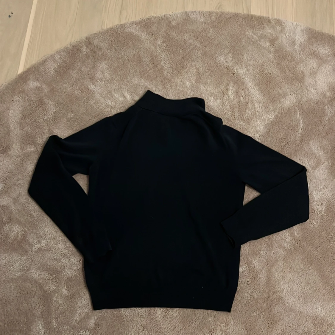 Mörkblå half zip tröja från GANT - 1