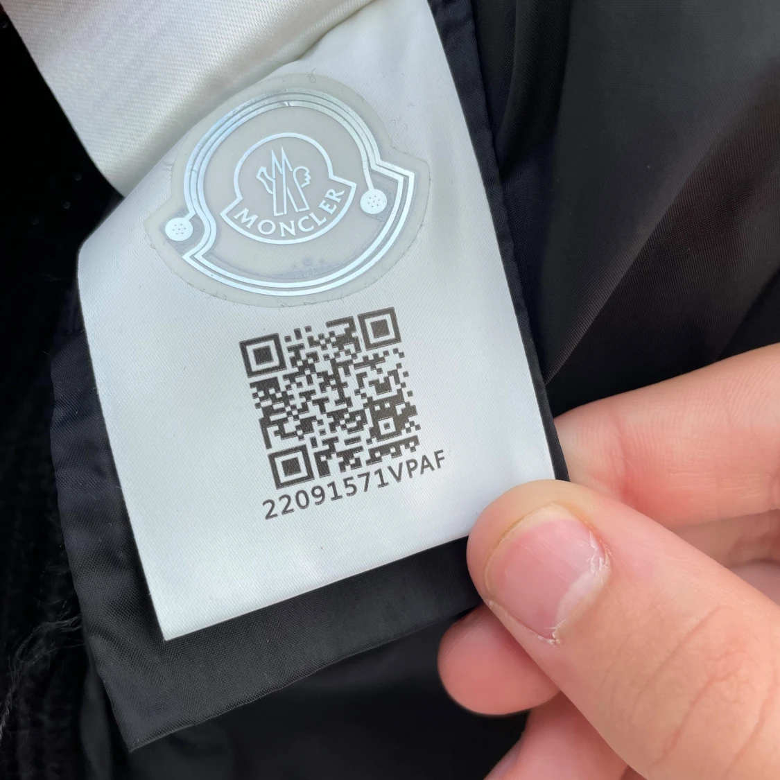 Svart pufferjacka moncler - 3