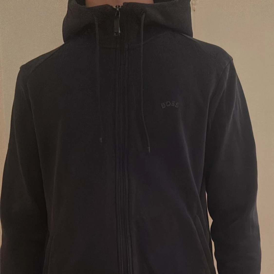 Navy hoodie BOSS