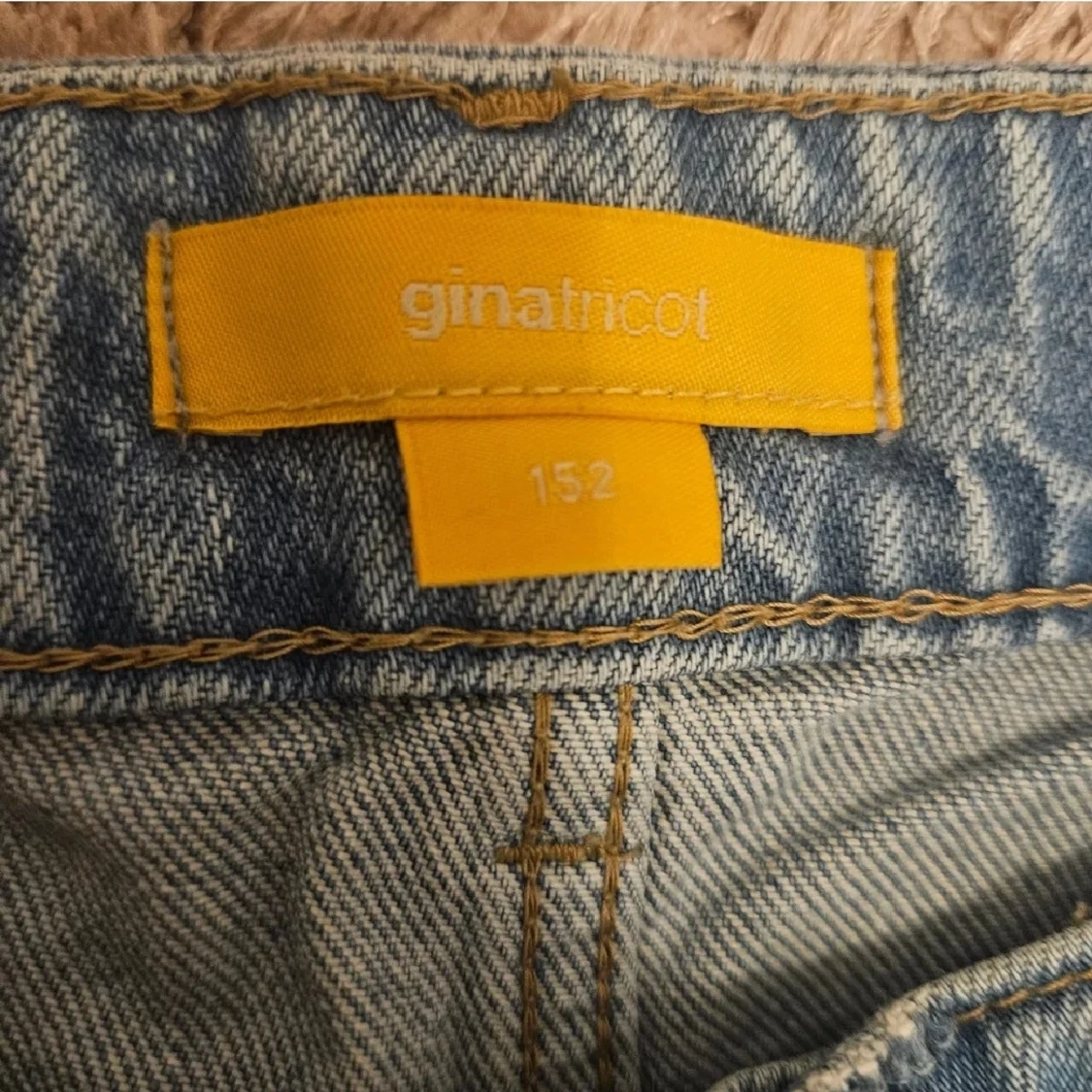 Ljusblå bootcut jeans med slitningar, Gina Tricot - 5