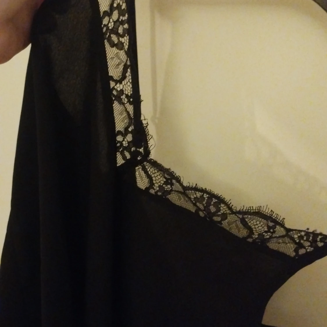 Svart spetslinnetopp från SHEIN - 1