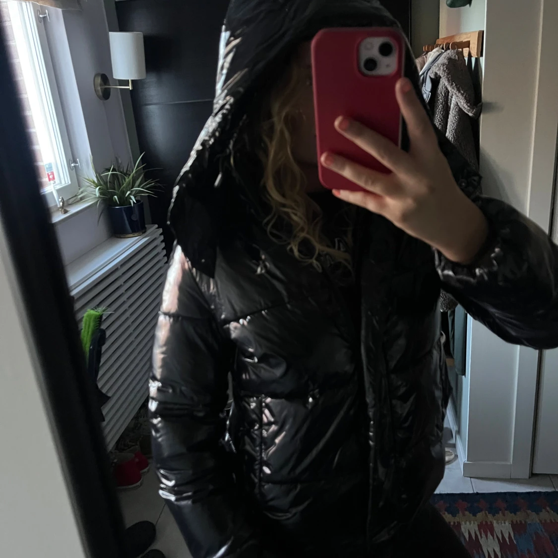 Svart Glansig Calvin Klein  jacka  - 2