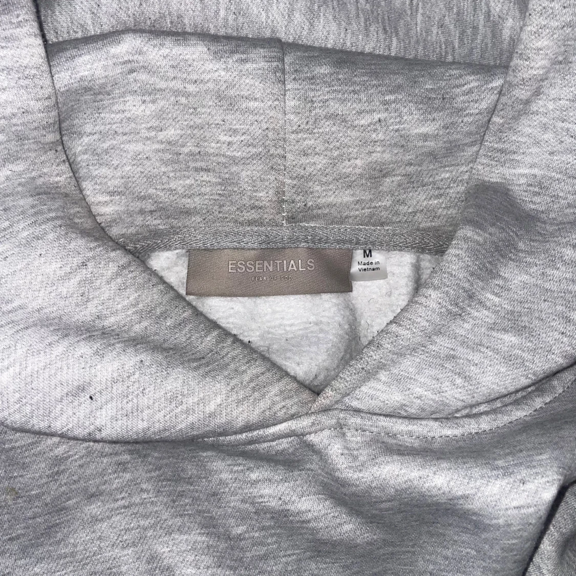 Grå Essentials Fear of God hoodie  - 2