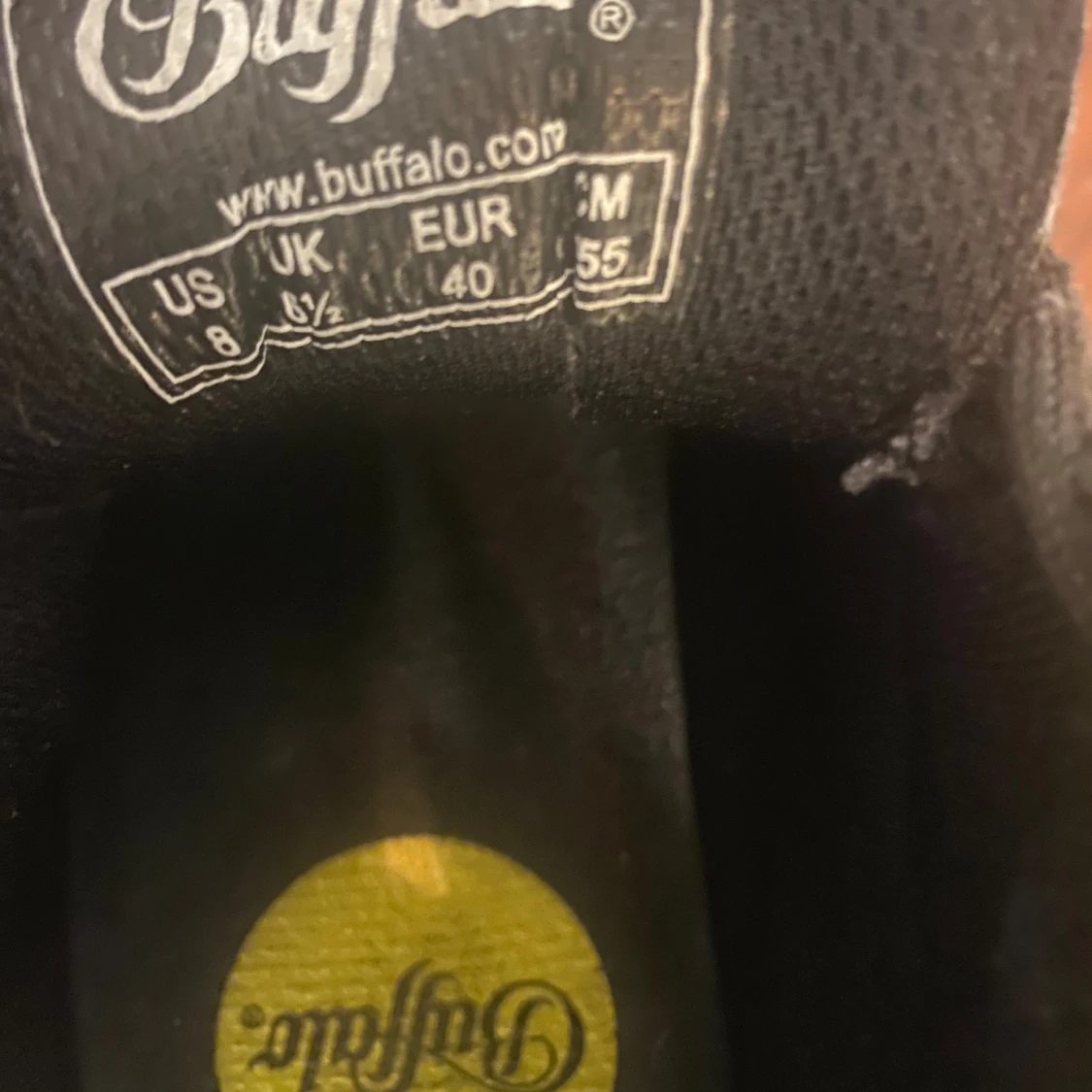 Svarta Buffalo sneakers med plattform - 2