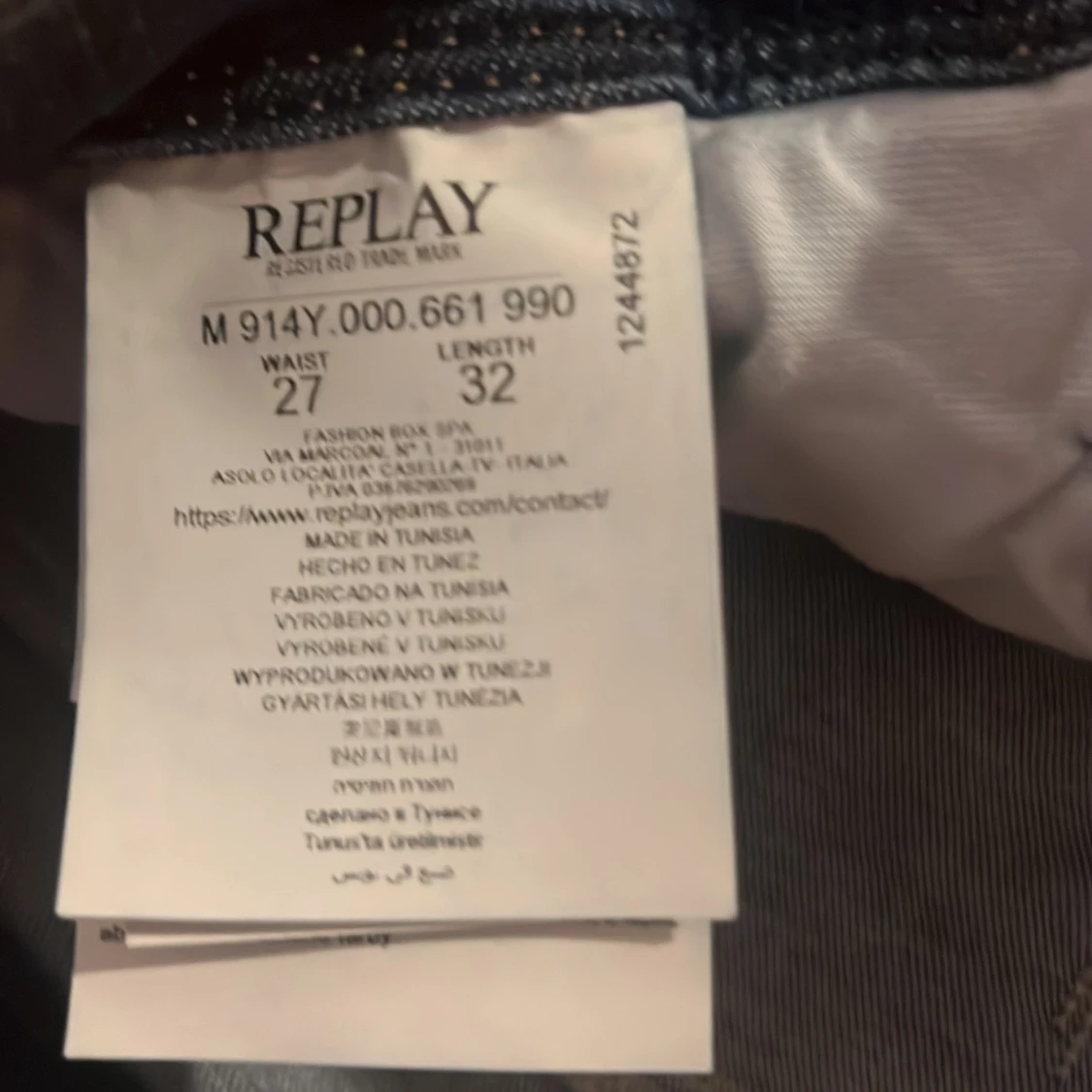 Replay Anbass Hyperflex jeans blå - 3