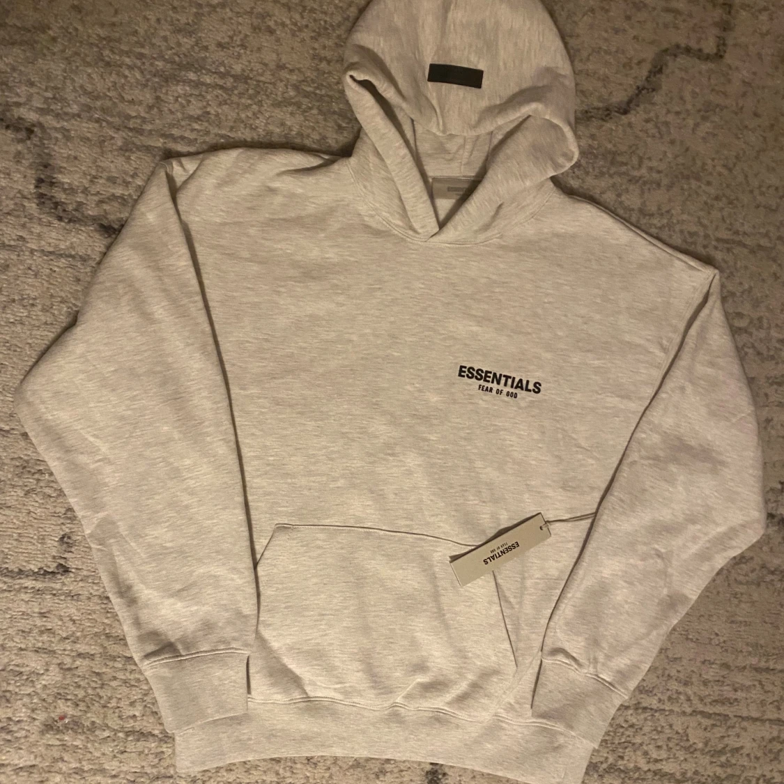 Essentials Fear of God grå hoodie